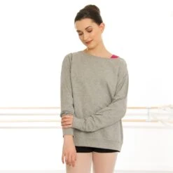 Skinni Fit Slounge Sweat Shirt -Revolution Shop heather sk513 hea 2 1