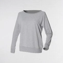 Skinni Fit Slounge Sweat Shirt -Revolution Shop heather sk513 hea 3