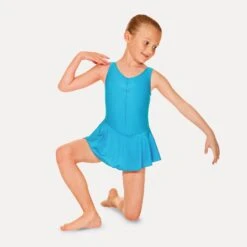Roch Valley Sleeveless Skirted Leotard 14 Roch Valley Sleeveless Skirted Leotard -Revolution Shop kingfisher rvistdj kingfisher 1