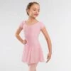 NATD Class / Preliminary/Grade 1 Voile Skirted Cap Sleeved Leotard 1 NATD Class / Preliminary/Grade 1 Voile Skirted Cap Sleeved Leotard -Revolution Shop light pink natd05 lpink 1