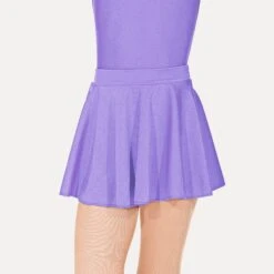 Roch Valley Nylon Lycra Circular Short Skirt -Revolution Shop lilac rvlcss lilac 1