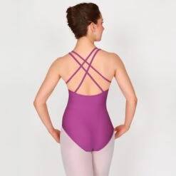 1st Position Ellie Double Strap Leotard (Matt Nylon) -Revolution Shop magenta pro101ma b1 ids12 1