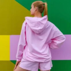 ONYRO Kangaroo Summer Pink Organic Hoodie -Revolution Shop on012 pink 1