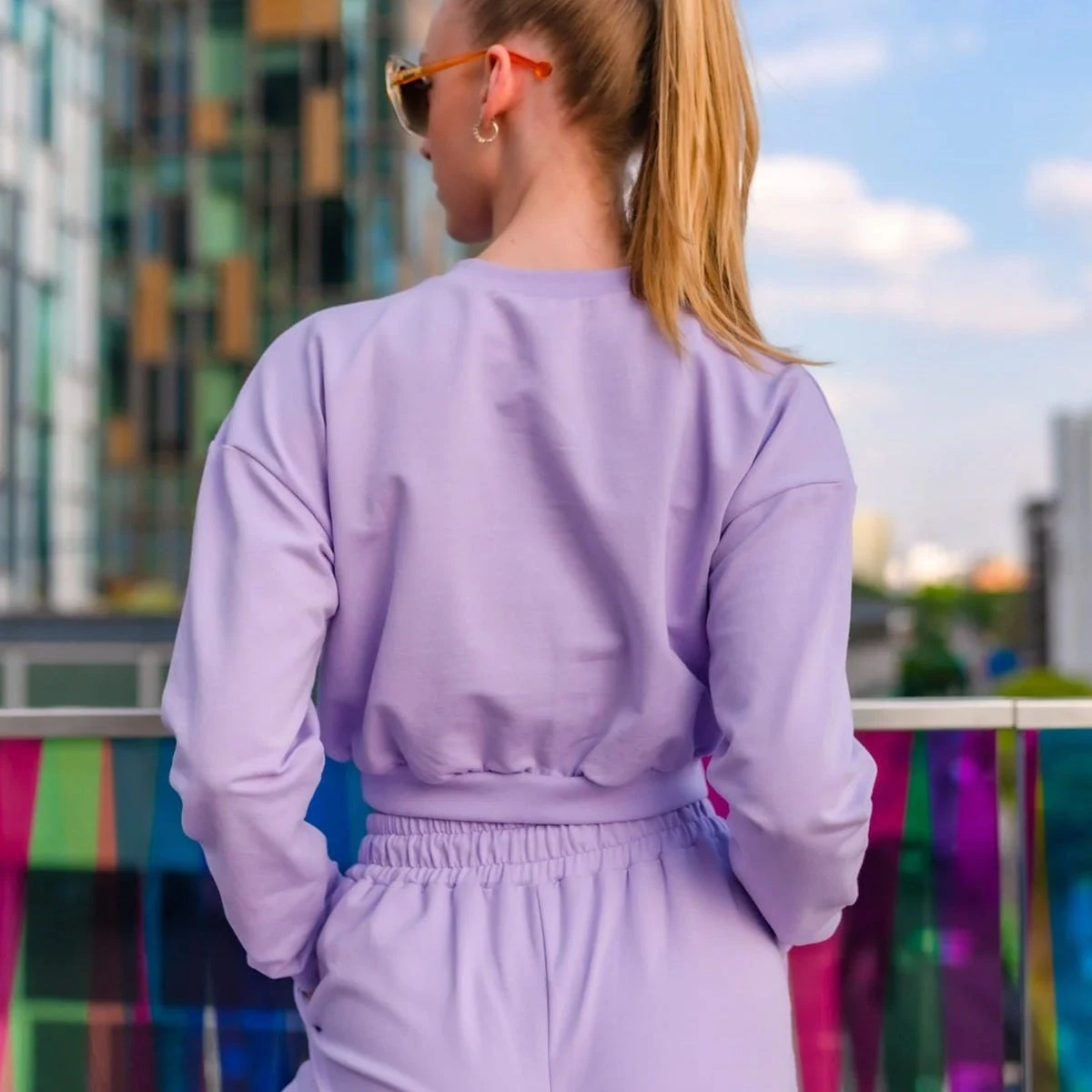 ONYRO Summer Organic Crop Top Sweater 4 ONYRO Summer Organic Crop Top Sweater - Image 2