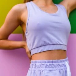 ONYRO Pastel Longline Scoop Neck Sports Bra -Revolution Shop on10 1