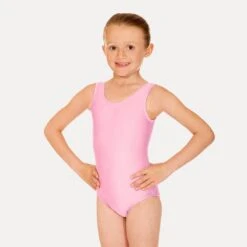 Roch Valley Joanne Sleeveless Leotard -Revolution Shop pastel pink rvjo pale pink 3