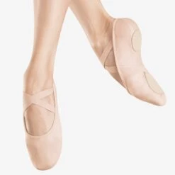 Bloch Canvas Infinity Stretch Ballet Shoe -Revolution Shop pink bl220 fls 6