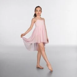 1st Position Camisole Skirted Leotard -Revolution Shop pink cold0006 pink 5
