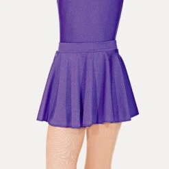 Roch Valley Nylon Lycra Circular Short Skirt -Revolution Shop purple rvlcss purple 1