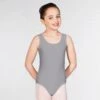 1st Position Vest Leotard (Matt Nylon) 1 1st Position Vest Leotard (Matt Nylon) -Revolution Shop q33c gry 1 3