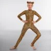1st Position Keyhole Back Animal Print Catsuit -Revolution Shop q73 3 2 1