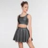1st Position Metallic Circular Skirt Grey -Revolution Shop q81 q80 grey 1