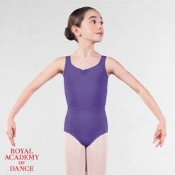 RAD Approved Anna Princess Line Adjustable Ruche Front Leotard -Revolution Shop rad002 lav 21