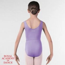 RAD Approved Megan Princess Line Sleeveless Leotard -Revolution Shop rad003 lilac back 21