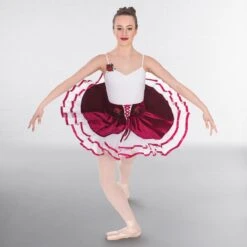 1st Position Velour Corset Bodice Tutu Overlay -Revolution Shop rad207 cotu0077 13