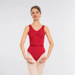 1st Position Anne Grades III/V Leotard -Revolution Shop ruby red q03 red 3