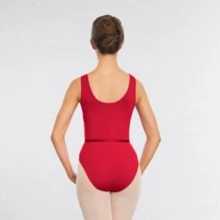 1st Position Anne Grades III/V Leotard -Revolution Shop ruby red q03 red back 3