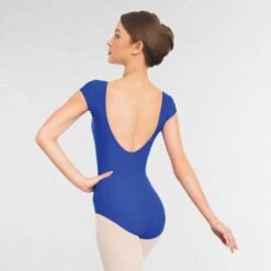 1st Position Lauren Cap Sleeve Leotard (Matt Nylon) -Revolution Shop sapphire pro102 sap back 1