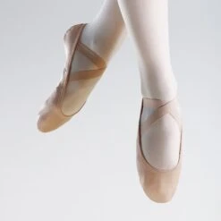 So Danca SuperPro Leather Split Sole Ballet Shoe With Stretch Insert