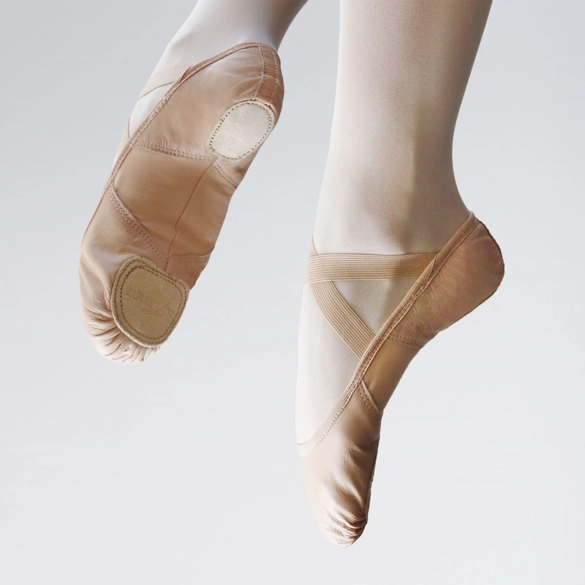 So Danca SuperPro Leather Split Sole Ballet Shoe With Stretch Insert 4 So Danca SuperPro Leather Split Sole Ballet Shoe With Stretch Insert - Image 2