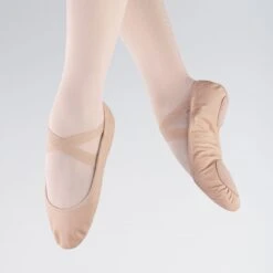 So Danca Leather Stretch Split Sole Ballet Shoe