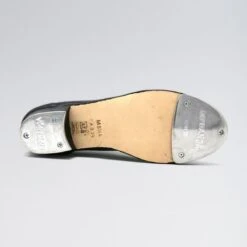 So Danca Two-Eyelet Tap Shoe With PU Upper And Leather Sole -Revolution Shop sdta32 blk c