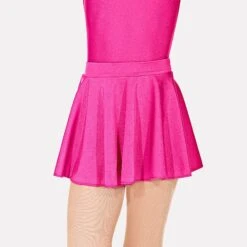 Roch Valley Nylon Lycra Circular Short Skirt -Revolution Shop shocking pink rvlcss shocking pink 1
