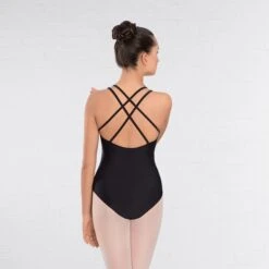 United Teachers Of Dance Ellie Double Strap Leotard Matt Nylon -Revolution Shop utdpro101 black 27