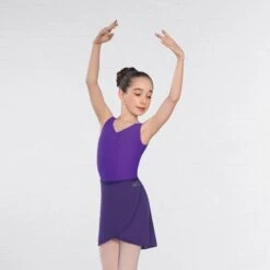 United Teachers Of Dance Helena Ruched Lined Leotard Matt Nylon