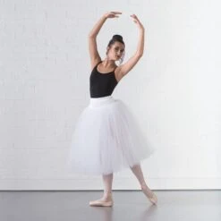 1st Position Prestige Romantic Tutu Skirt On Pants -Revolution Shop white cobd0015 51 6